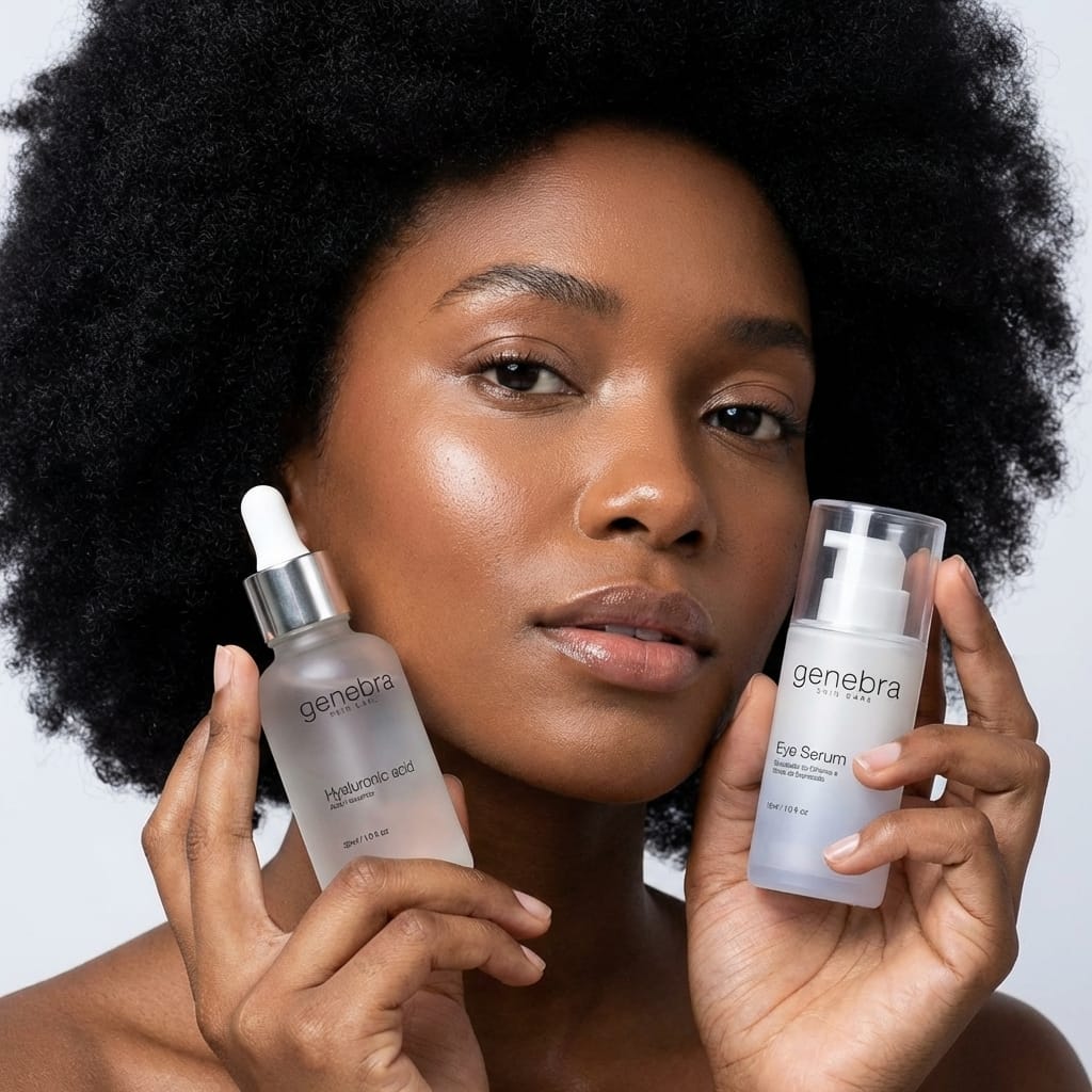 Kit Sérum Facial Preenchedor + Lifting Olhos Premium — Olhar Renovado