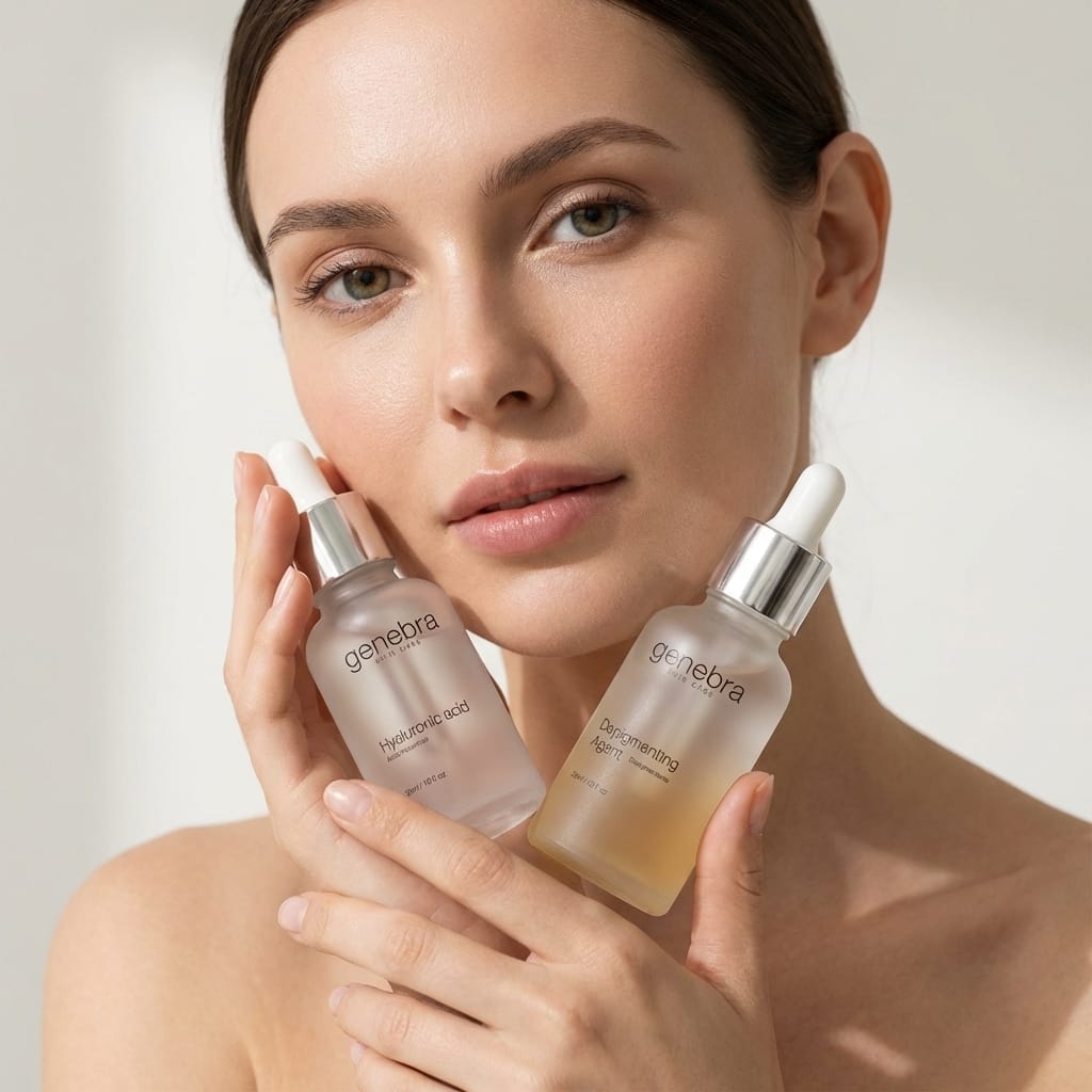 Kit Genebra — Sérum Clareador e Sérum Preenchedor Facial
