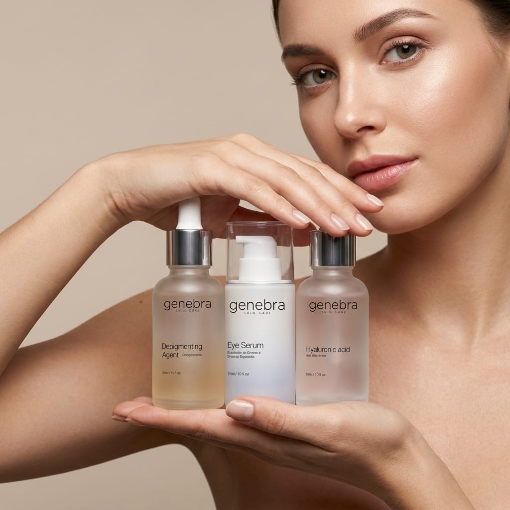 Kit Protocolo Completo Skincare Facial Premium 3 Séruns — Protocolo Genebra
